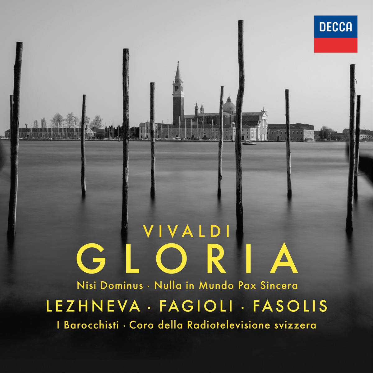 Vivaldi: Gloria - Nisi Dominus - Nulla in mundo pax by Julia Lezhneva, I Barocchisti, Diego Fasolis, Franco Fagioli & Coro della Radiotelevisione Svizzera album cover