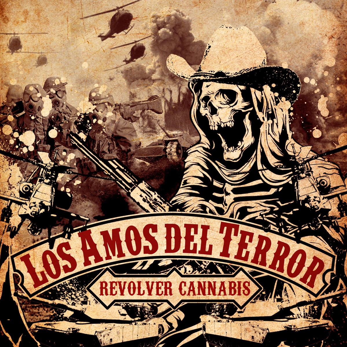 Los Amos del Terror - EP by Revolver Cannabis album cover
