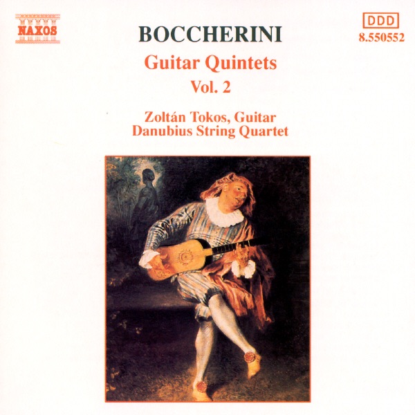 Boccherini: Guitar Quintets Vol. 2 by Danubius String Quartet & Zoltan Tokos album cover