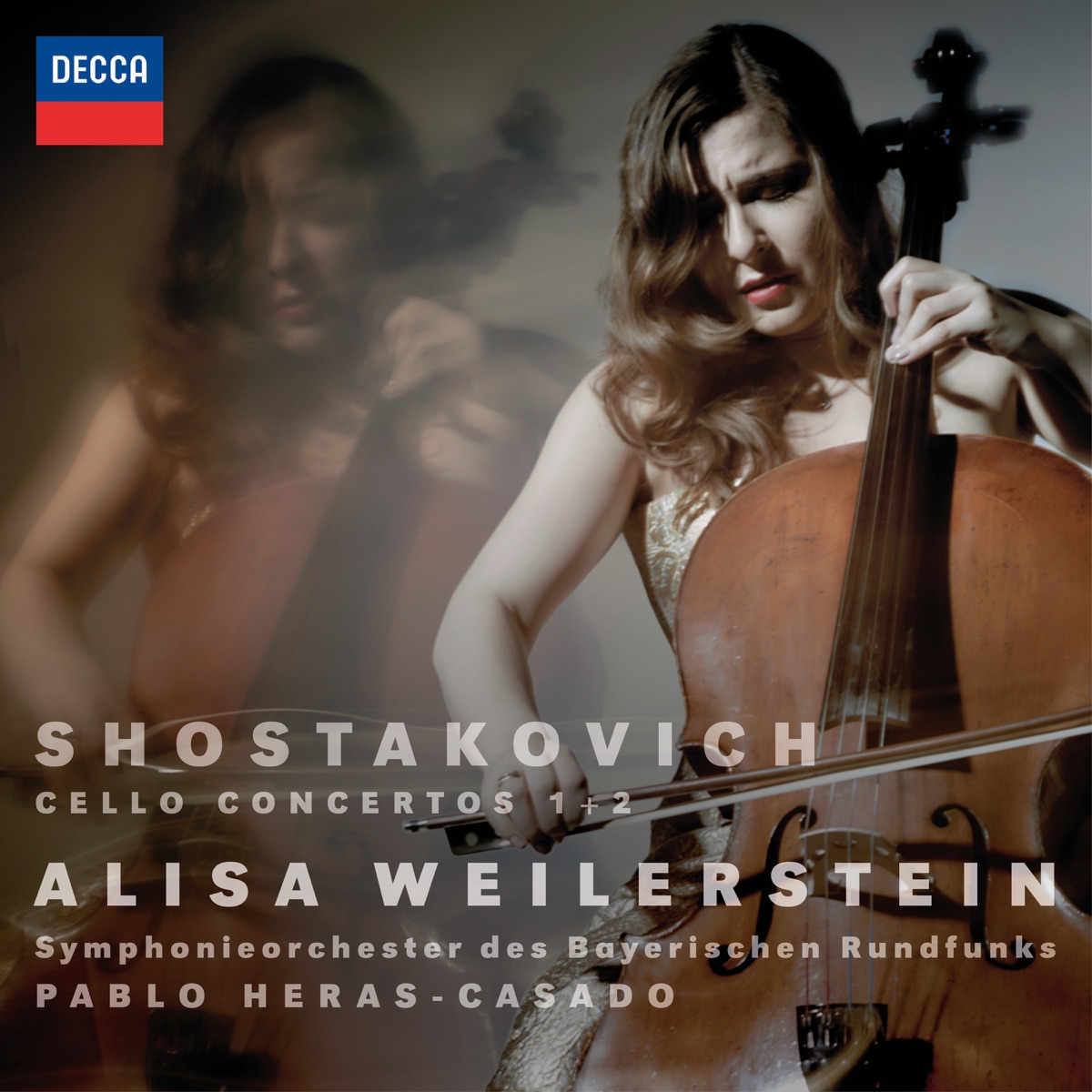 Shostakovich: Cello Concertos Nos. 1 & 2 by Alisa Weilerstein, Bavarian Radio Symphony Orchestra & Pablo Heras-Casado album cover