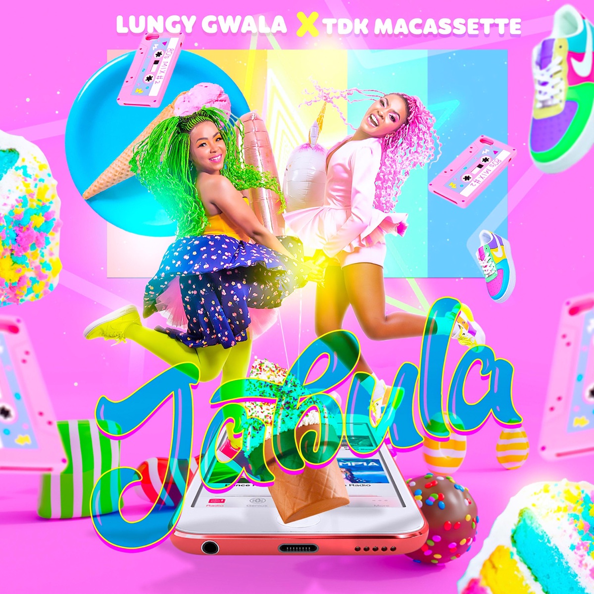 Jabula - Single by Lungy Gwala & TDK Macassette album cover