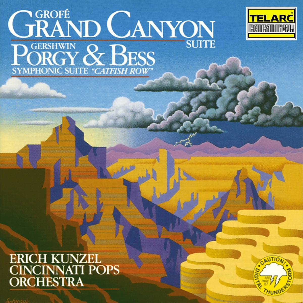Grofé: Grand Canyon Suite - Gershwin: Catfish Row by Erich Kunzel & Cincinnati Pops Orchestra album cover