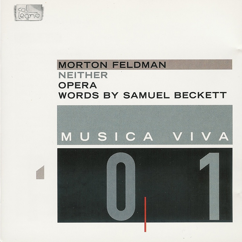 Morton Feldman: Neither, an Opera, with Words by Samuel Beckett by Kwame Ryan, Petra Hoffmann & Bavarian Radio Symphony Orchestra album cover