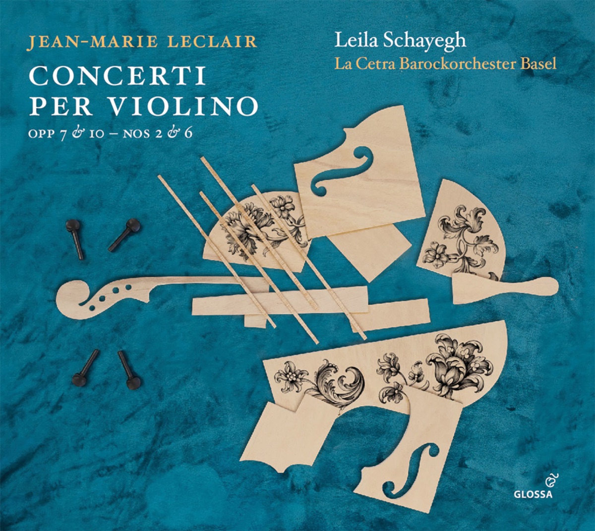 Leclair: Violin Concertos by Leila Schayegh & La Cetra Barockorchester Basel album cover