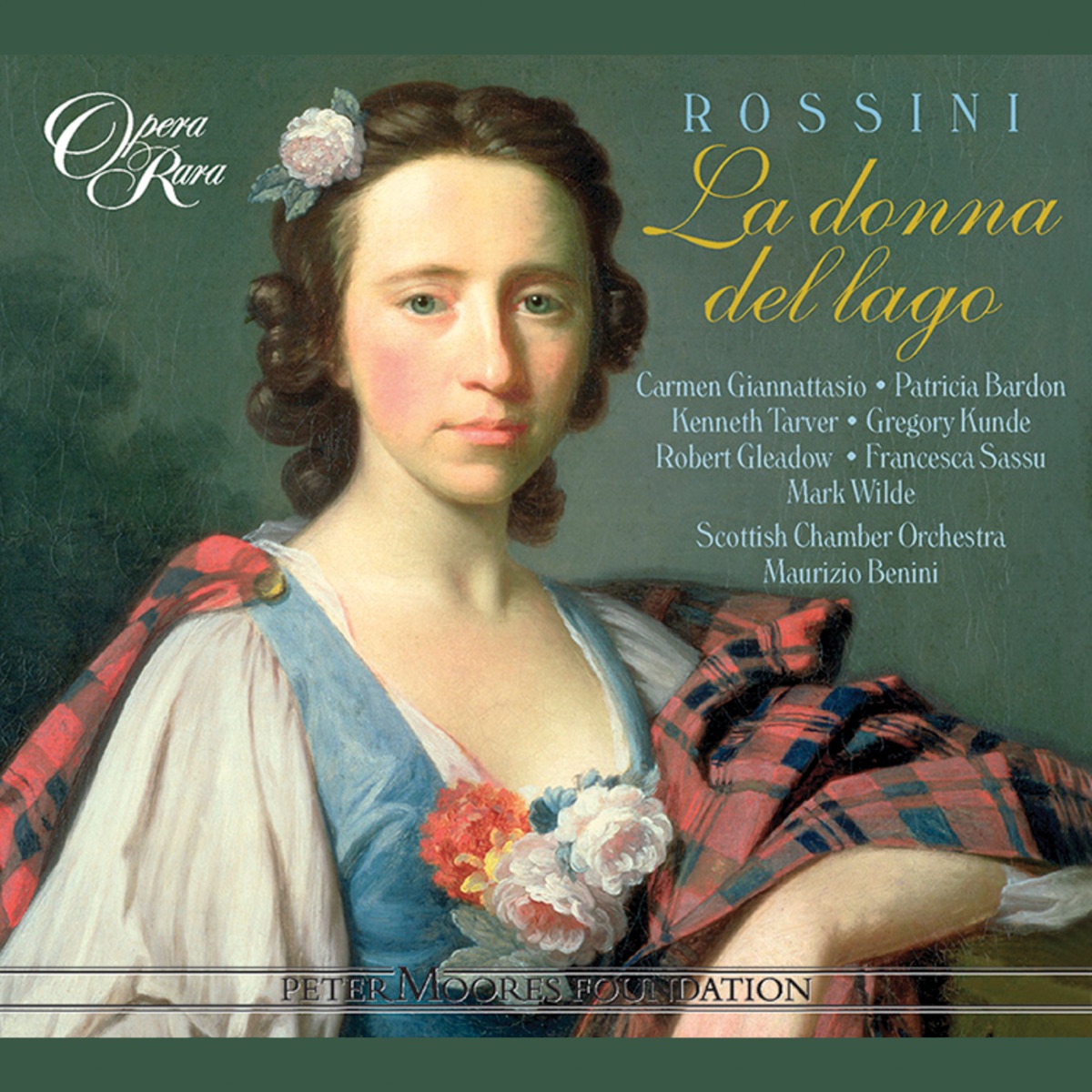 Rossini: La donna del lago by Maurizio Benini, Scottish Chamber Orchestra, Carmen Giannattasio & Kenneth Tarver album cover
