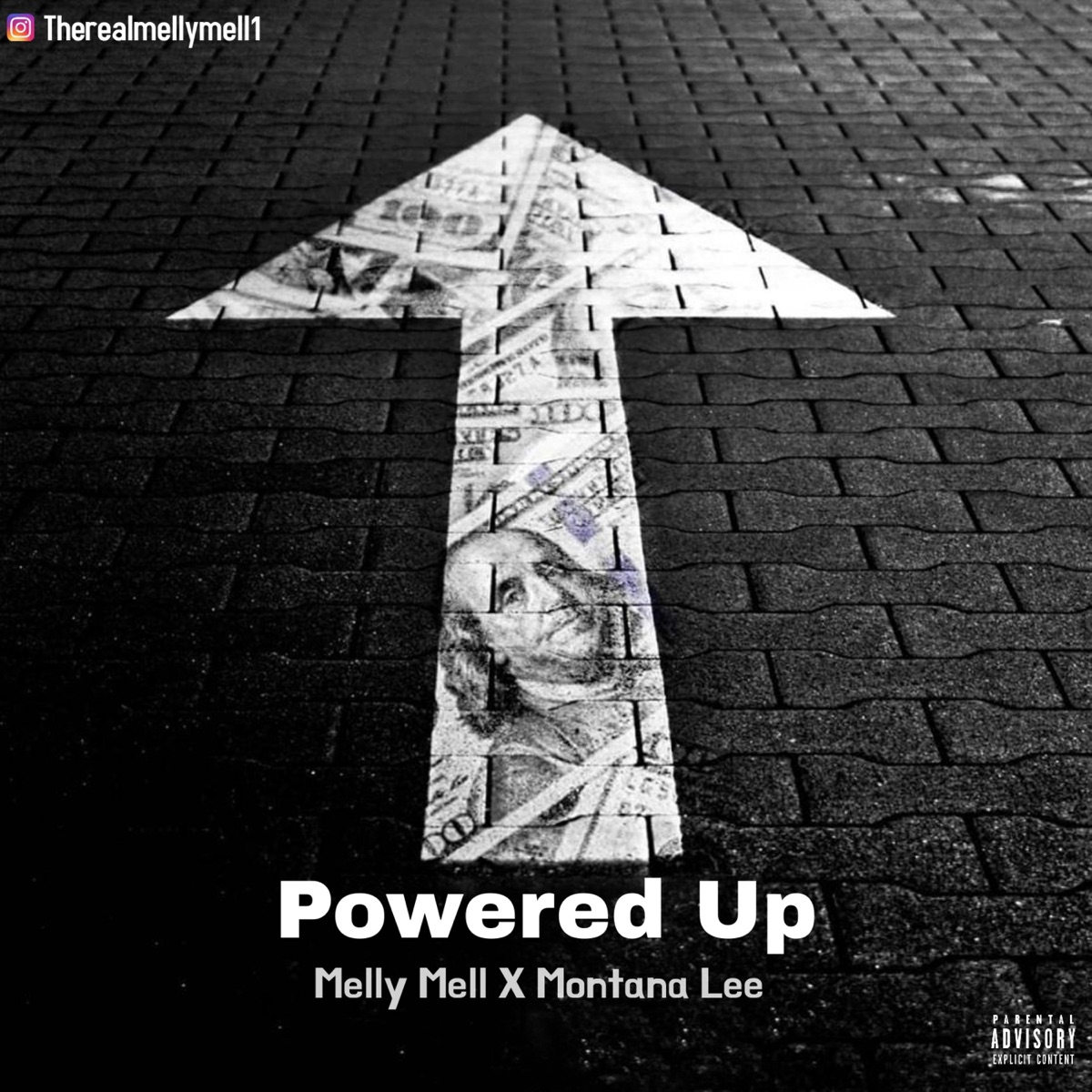 Powered Up (feat. Montana Lee) - Single by Melly Mell album cover