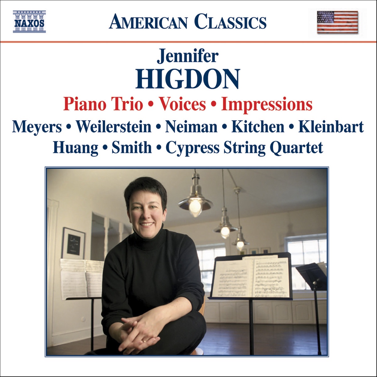 Higdon: Piano Trio, Voices, Impressions by Adam Neiman, Alisa Weilerstein, Anne Akiko Meyers, Cypress String Quartet, Hsin-Yun Huang, Melissa Kleinbart, Nicholas Kitchen & Wilhelmina Smith album cover