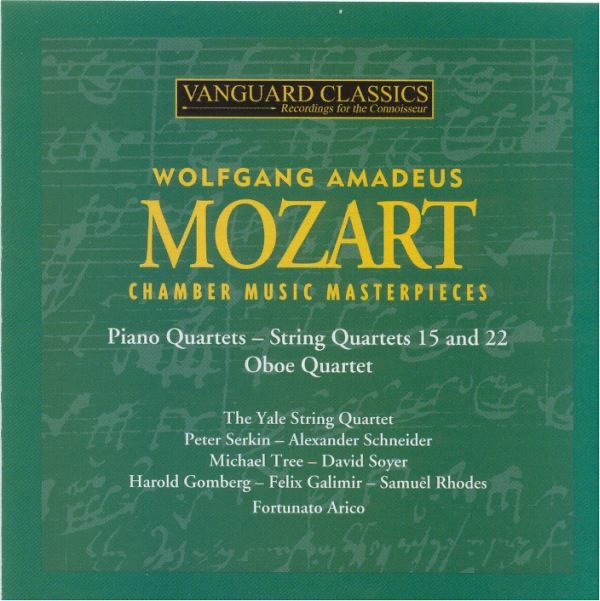 Mozart: Chamber Music Masterpieces by The Yale String Quartet, Peter Serkin album cover