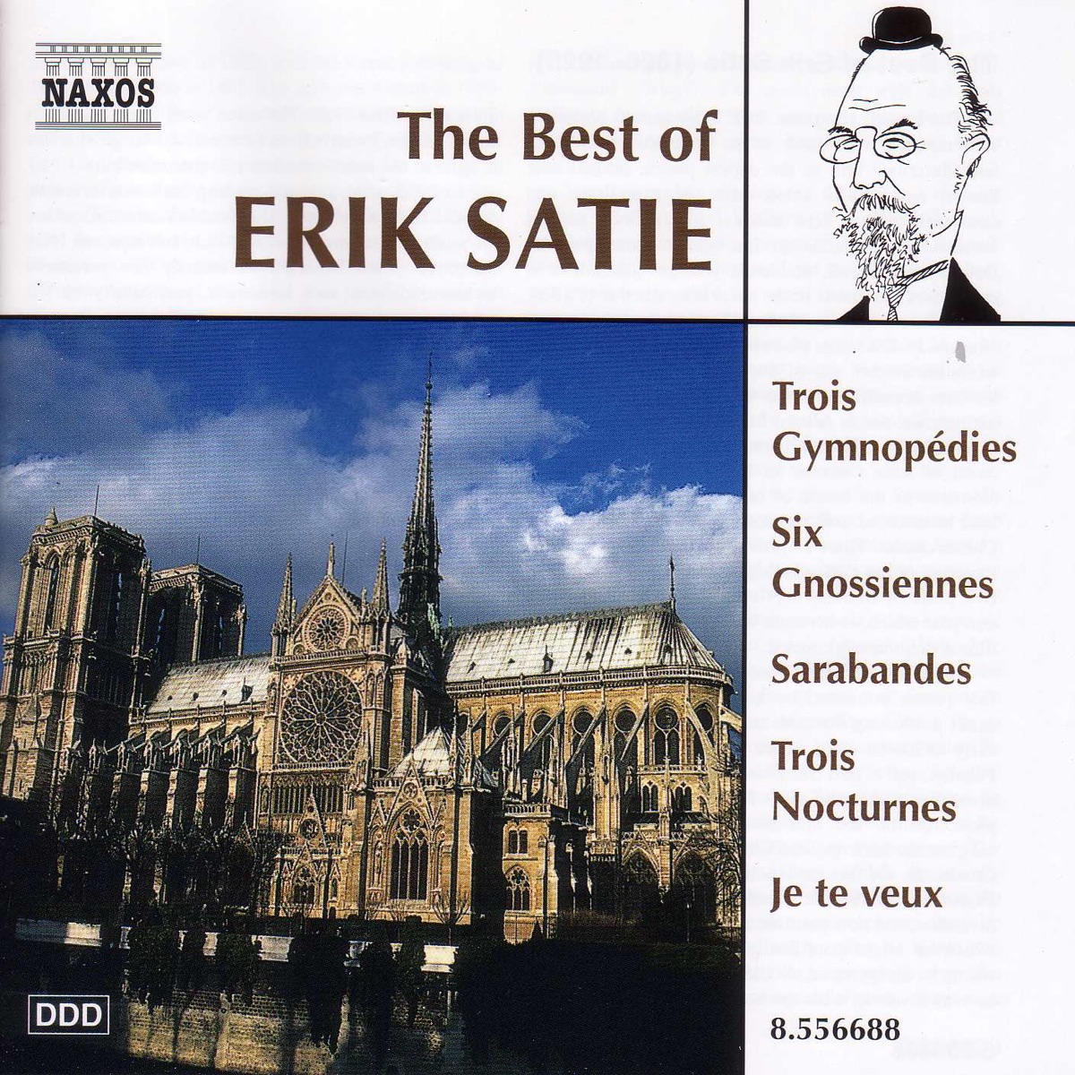 Satie (The Best Of) by Klára Körmendi & Nancy Symphony Orchestra album cover
