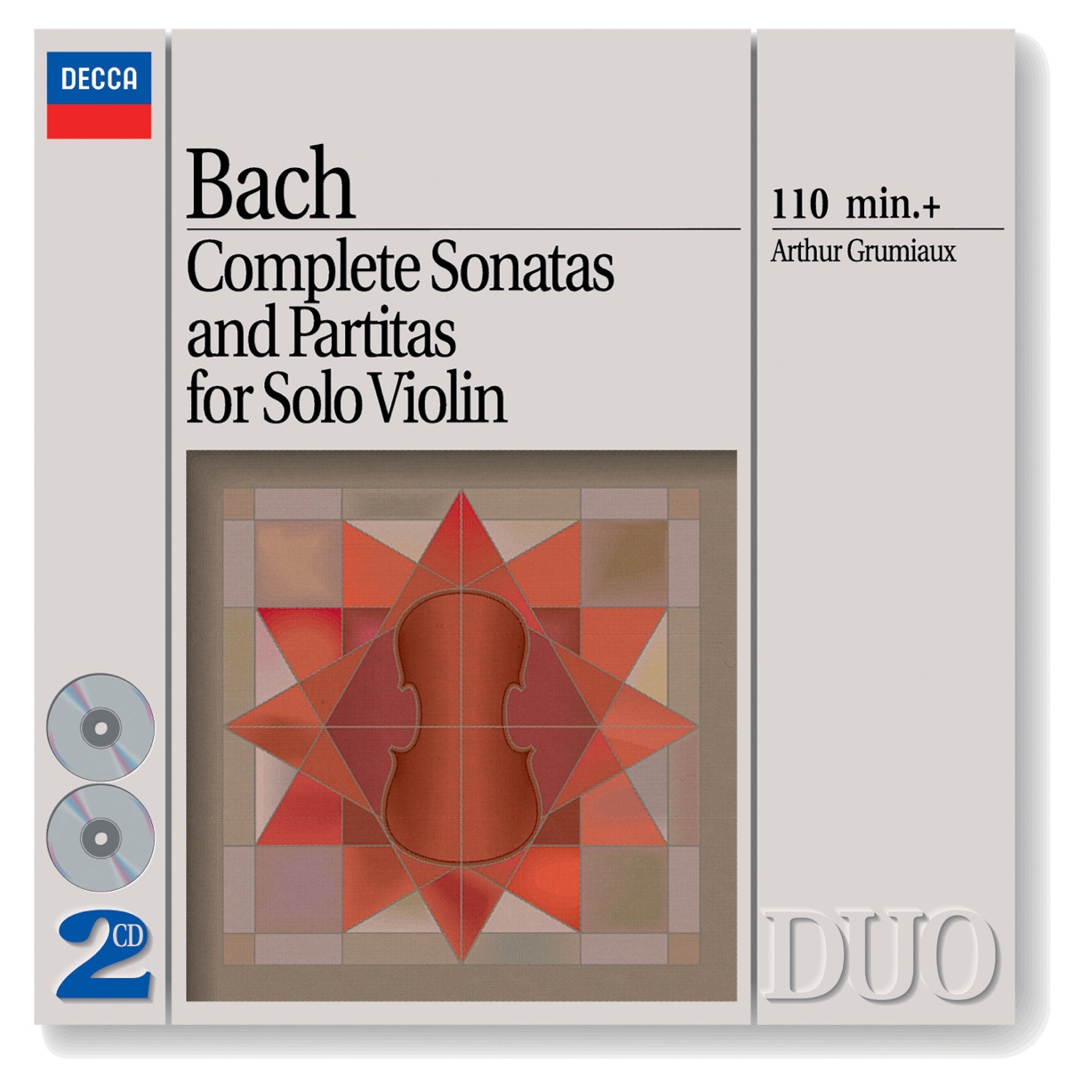 Bach: Complete Sonatas & Partitas for Solo Violin by Arthur Grumiaux album cover