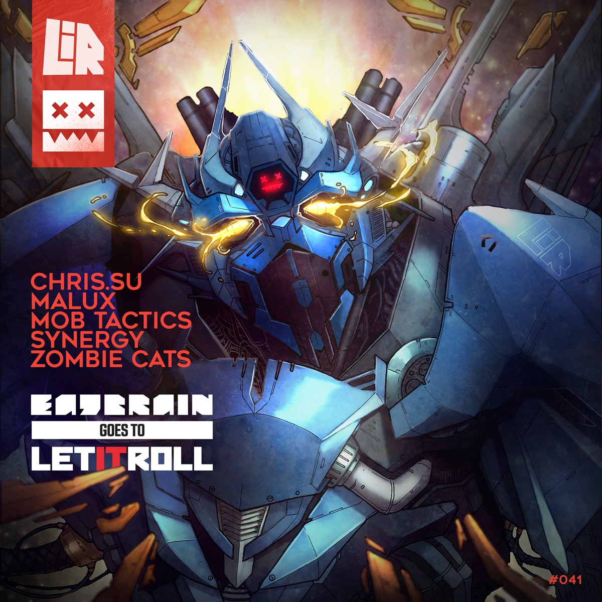 Eatbrain Goes to Let It Roll - EP by Chris.SU, Zombie Cats, Synergy, Mob Tactics & Malux album cover