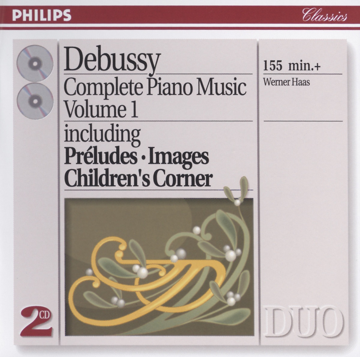 Debussy: Piano Works Vol. 1 by Werner Haas album cover