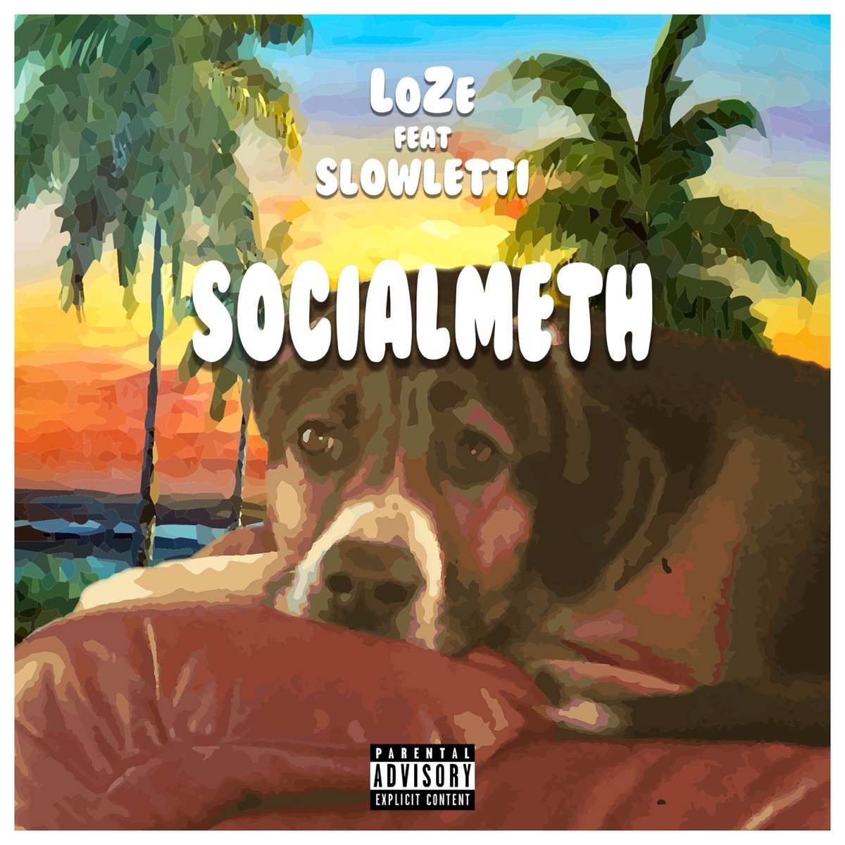 Socialmeth (feat. Slowletti) - Single by LoZe album cover