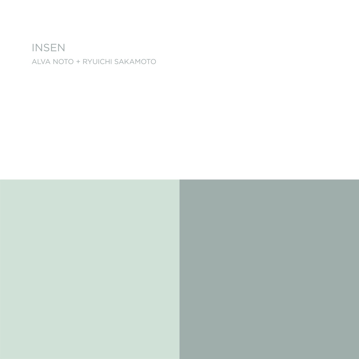 Insen by Alva Noto & Ryuichi Sakamoto album cover