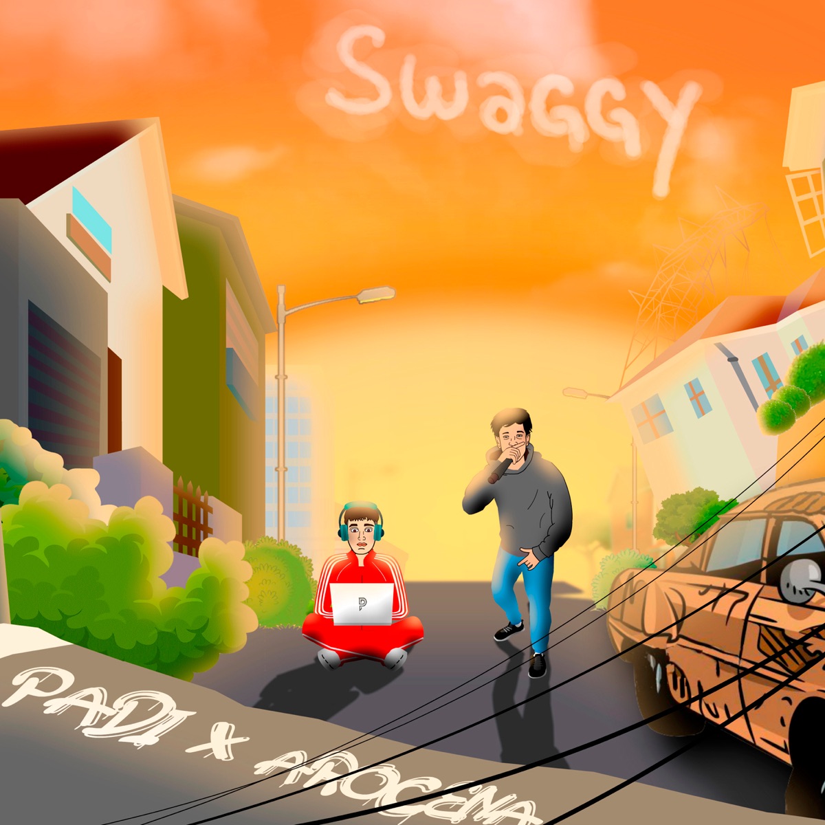Swaggy - Single by Padi & Arocena album cover