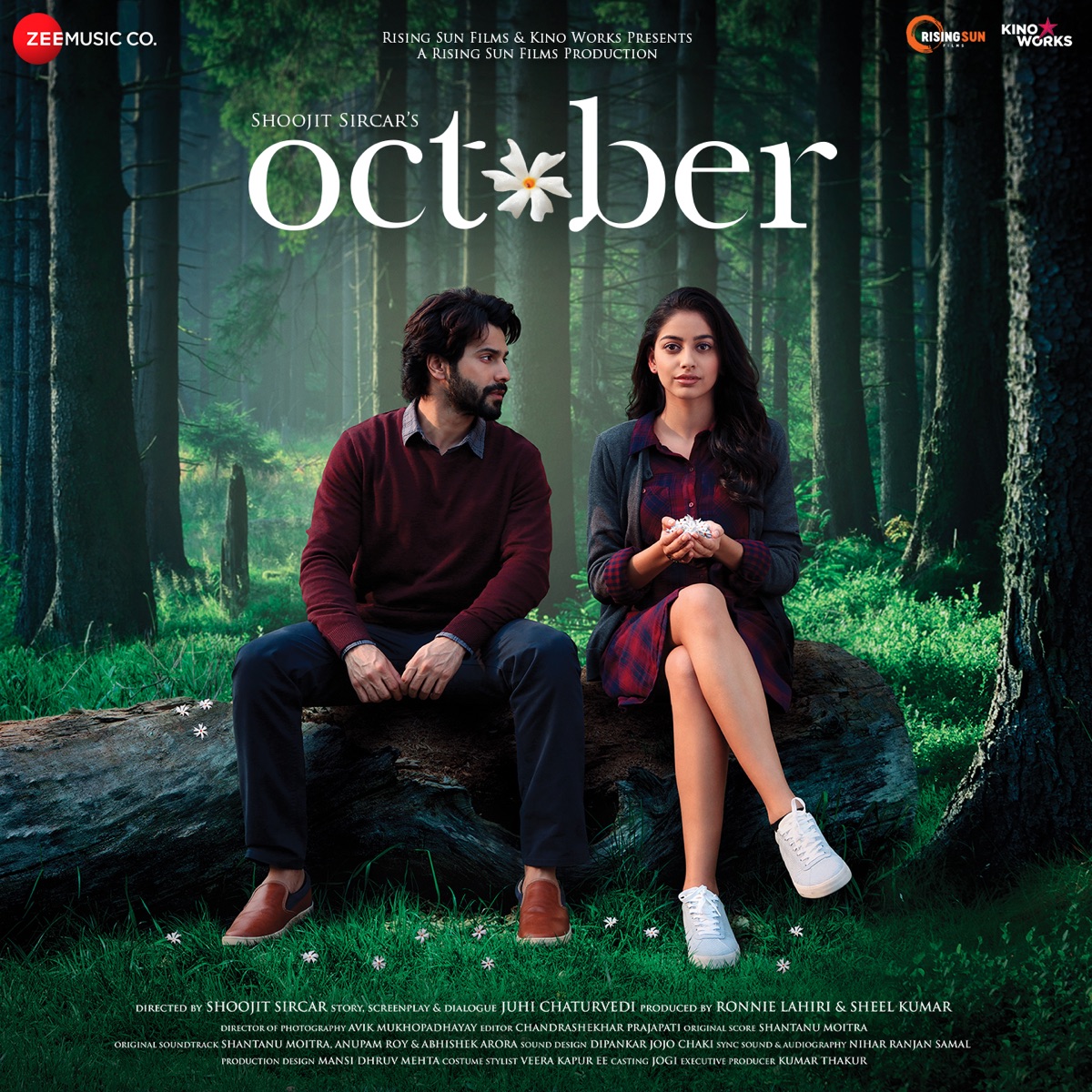 October (Original Motion Picture Soundtrack) by Abhishek Arora, Shantanu Moitra, Anupam Roy, Abhiruchi Chand, Tanveer Ghazi & Swanand Kirkire album cover