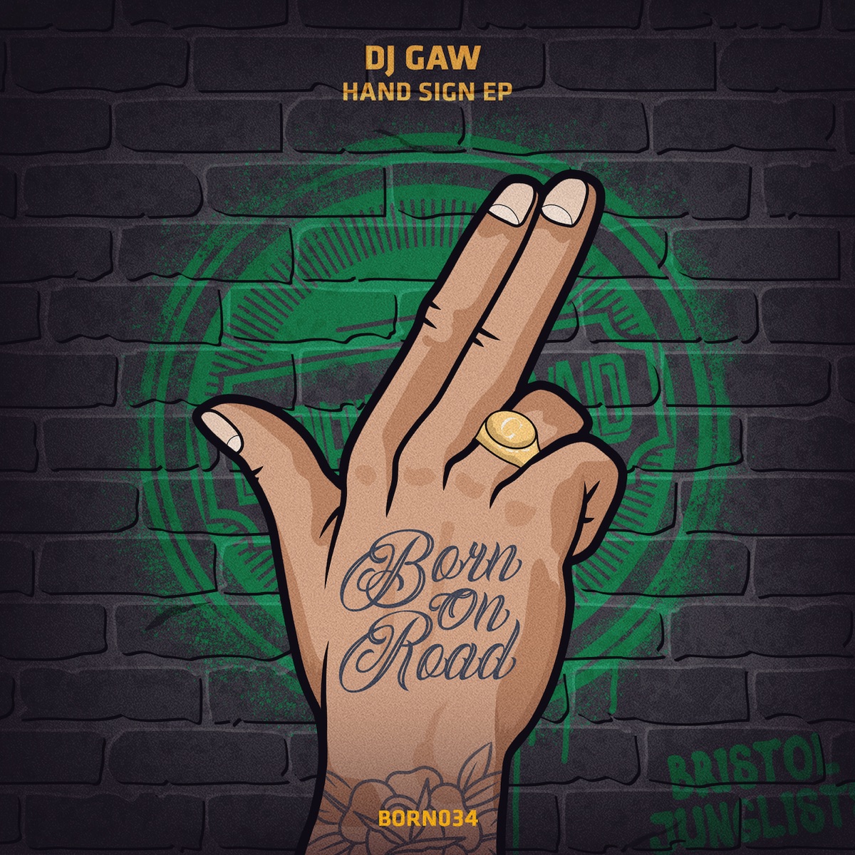 Hand Sign - EP by DJ Gaw album cover
