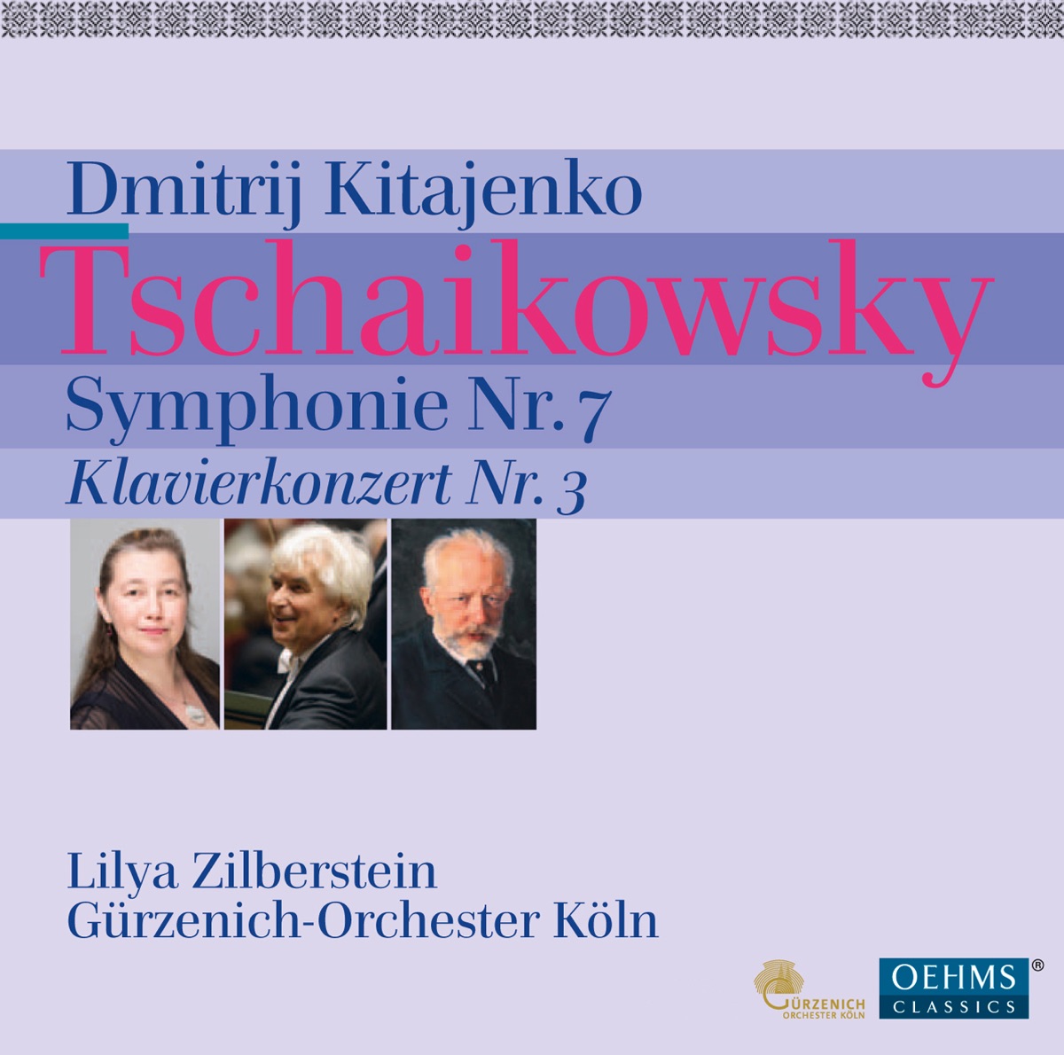 Tchaikovsky: Symphony No. 7 - Piano Concerto No. 3 by Lilya Zilberstein, Gurzenich Orchestra & Dmitri Kitayenko album cover