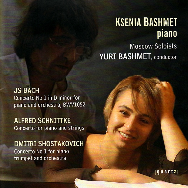Bach, Schnittke, Shostakovich: Concertos - Moscow Soloists by Ksenia Bashmet, Yuri Bashmet & Moscow Soloists album cover