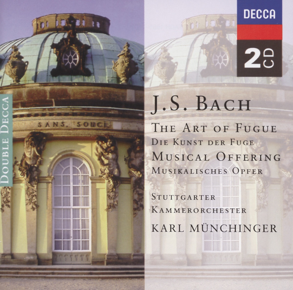 Bach: The Art of Fugue - Musical Offering by Stuttgart Chamber Orchestra & Karl Münchinger album cover