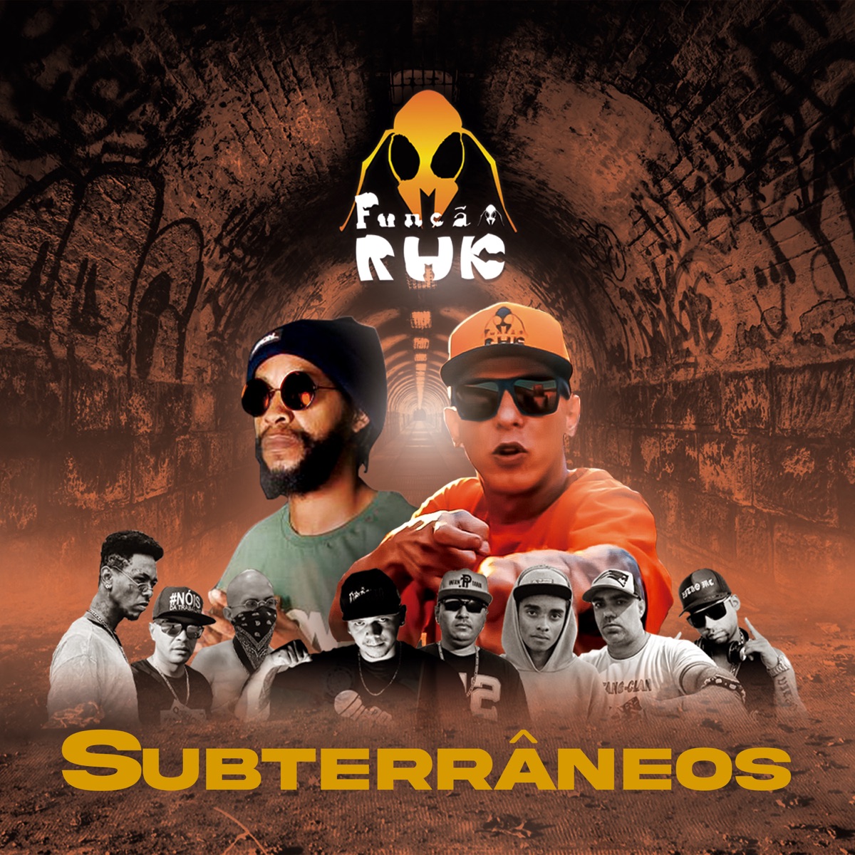 Subterrâneos - Single by Função RHK, Negu Moah, Zona Neura, Gueds MC, Efi-b Rim, JP Infantaria, Mano P.a, Mente Colossal & Vitão Mc album cover