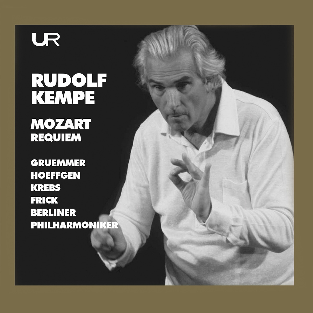 Mozart: Requiem in D Minor, K. 626 by Elisabeth Grummer, Marga Hoffgen, Helmut Krebs, Gottlob Frick, Chor der St. Hedwigs-Kathedrale Berlin, Berlin Philharmonic & Rudolf Kempe album cover