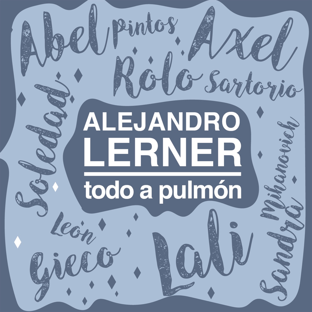 Todo a Pulmón (with Abel Pintos, Axel, Lali, León Gieco, Rolando Sartorio, Sandra Mihanovich & Soledad) by Alejandro Lerner album cover