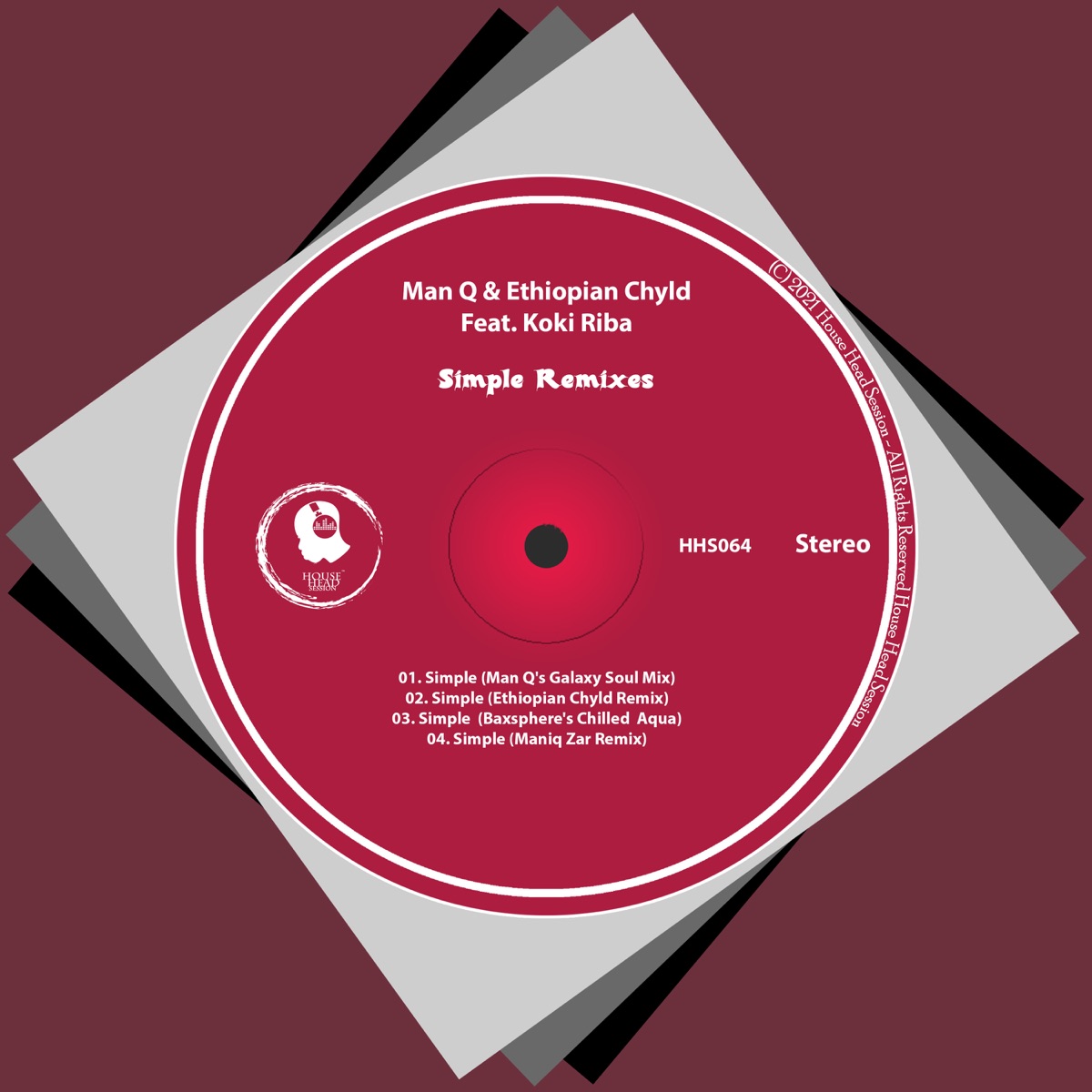 Simple Remixes (feat. Koki Riba) - EP by Man Q & Ethiopian Chyld album cover