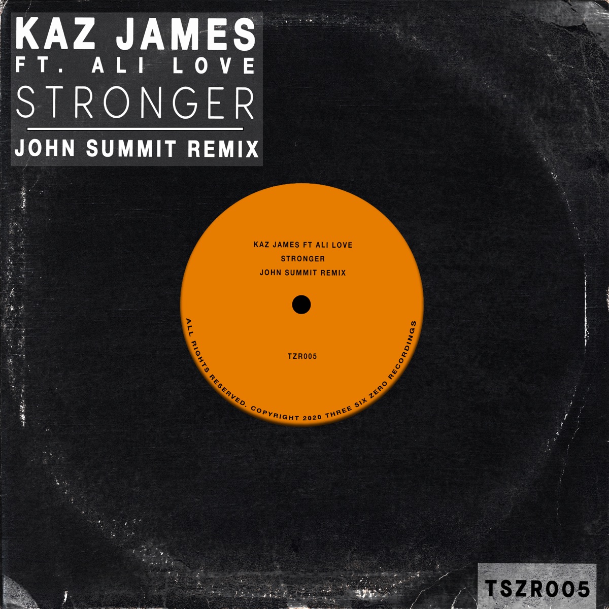 Stronger (John Summit Remix) [feat. Ali Love] - Single by Kaz James & John Summit album cover