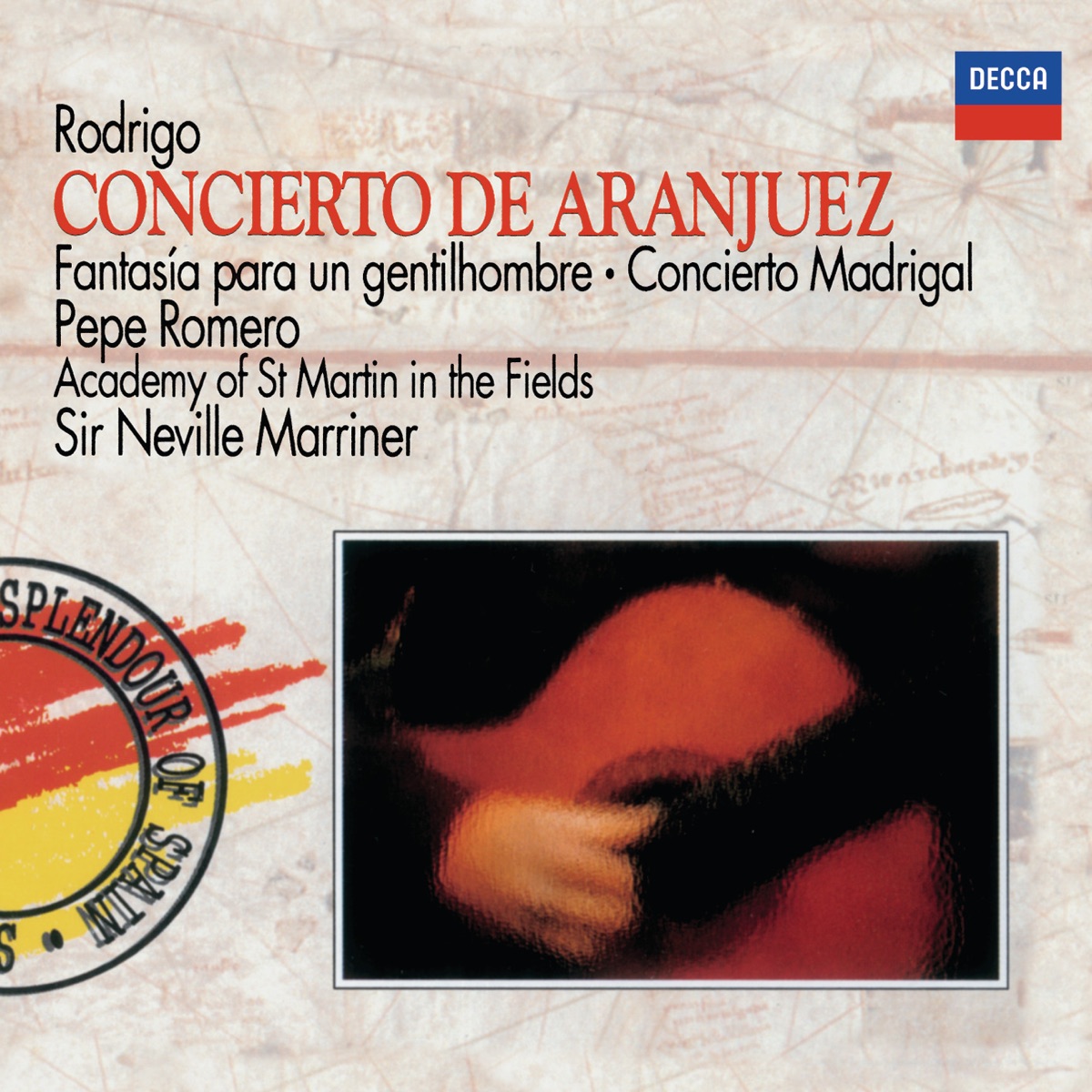 Rodrigo: Concierto de Aranjuez - Fantasía Para un Gentilhombre - Concierto Madrigal by Pepe Romero, Academy of St Martin in the Fields, Angel Romero & Sir Neville Marriner album cover