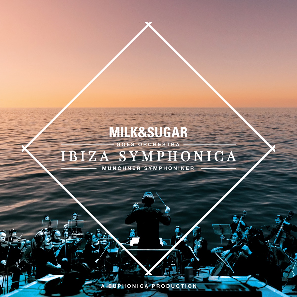 Ibiza Symphonica by Milk & Sugar, Munich Symphony Orchestra & Euphonica album cover