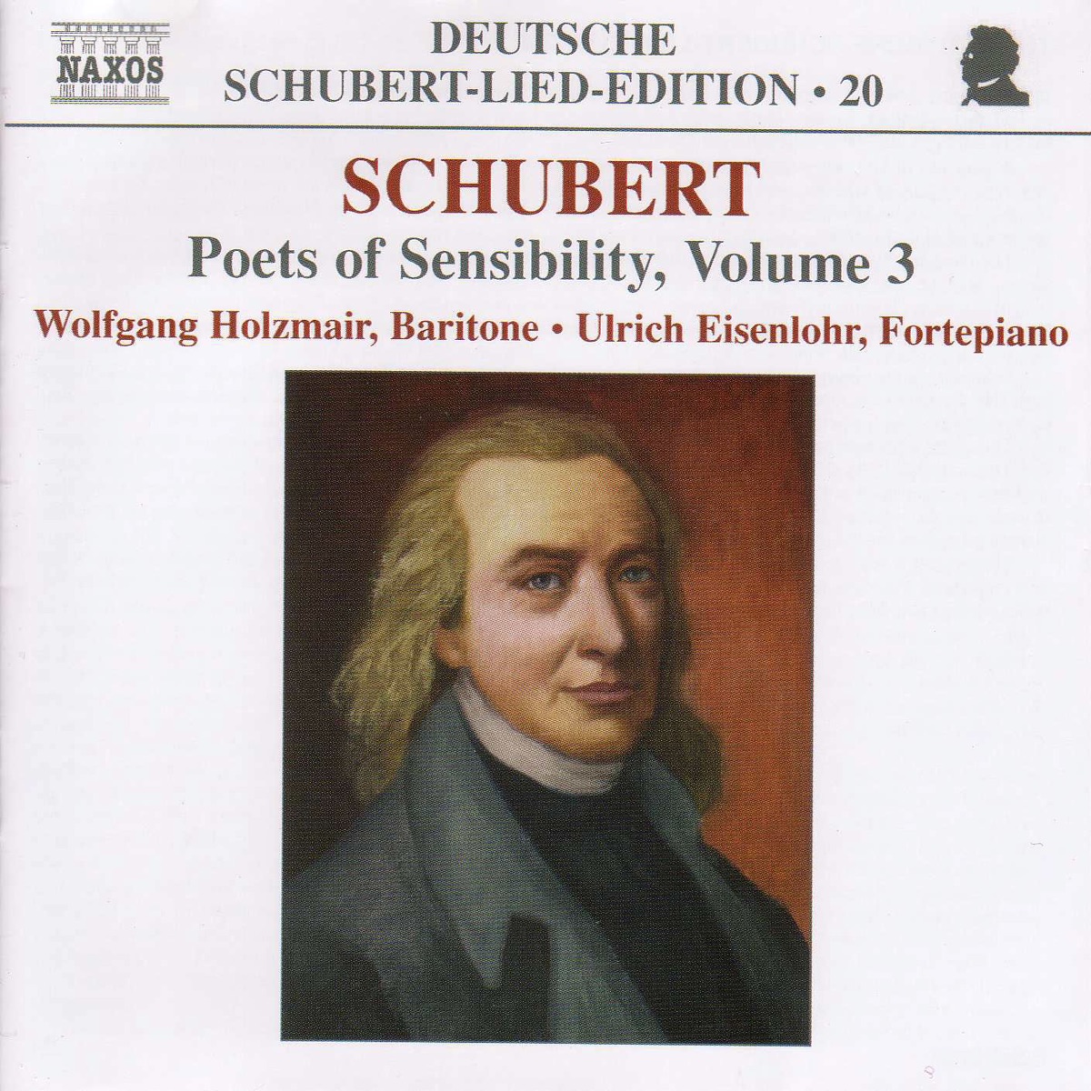 Schubert: Poets of Sensibility, Vol. 3 by Ulrich Eisenlohr & Wolfgang Holzmair album cover