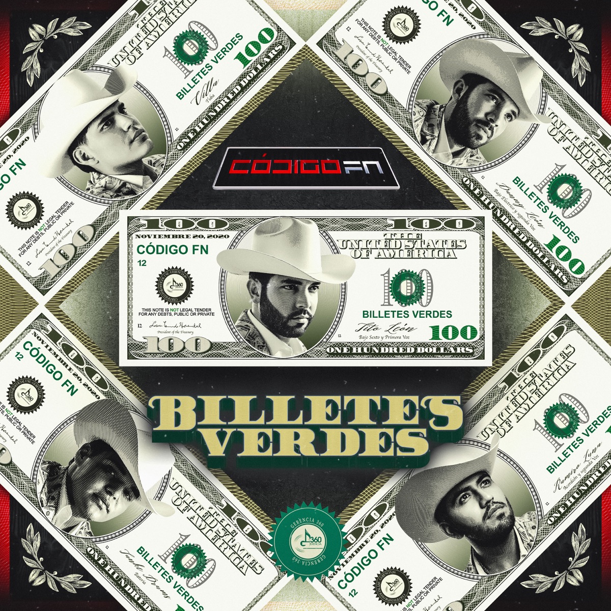 Billetes Verdes by Código FN album cover