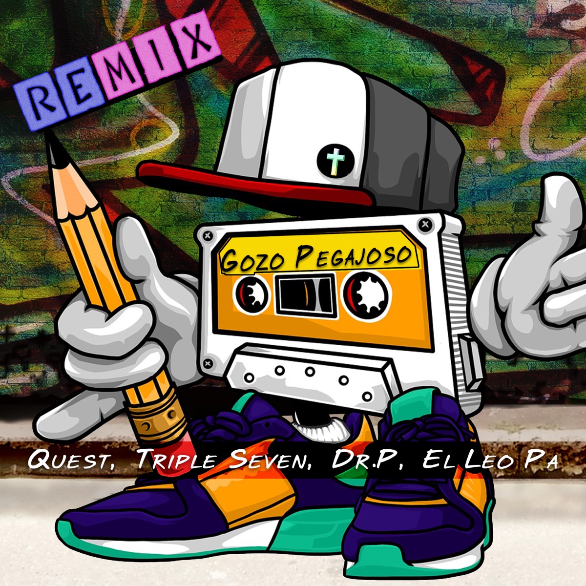 Gozo Pegajoso (Remix) - Single [feat. Dr. P] - Single by Quest, Triple Seven & El Leo Pa´ album cover