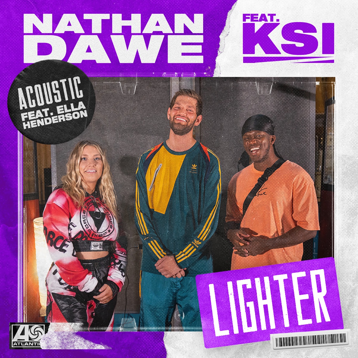 Lighter (feat. KSI & Ella Henderson) [Acoustic] - Single by Nathan Dawe album cover