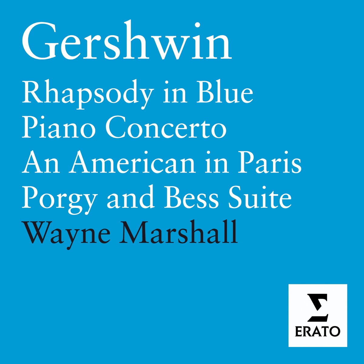 Gershwin - Orchestral Works by Wayne Marshall album cover