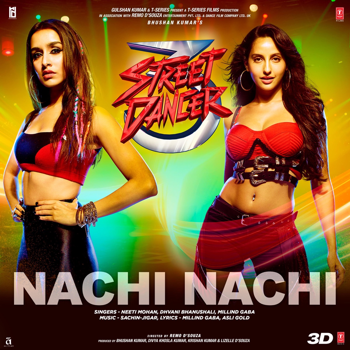 Nachi Nachi (From "Street Dancer 3D") - Single by Neeti Mohan, Dhvani Bhanushali, Millind Gaba & Sachin-Jigar album cover