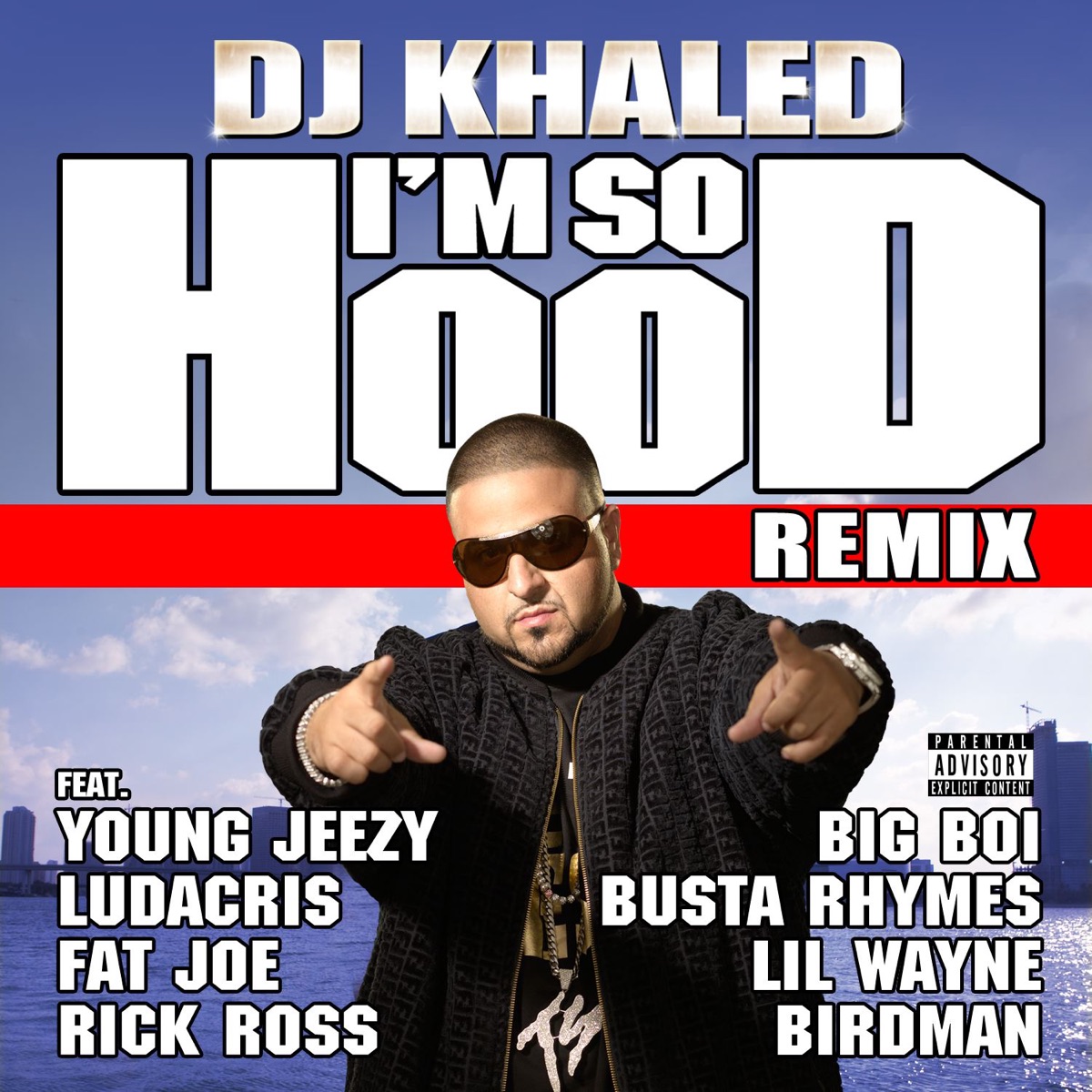 I'm So Hood (feat. Young Jeezy, Ludacris, Busta Rhymes, Big Boi, Lil Wayne, Fat Joe, Birdman & Rick Ross) [Remix] - Single by DJ Khaled album cover