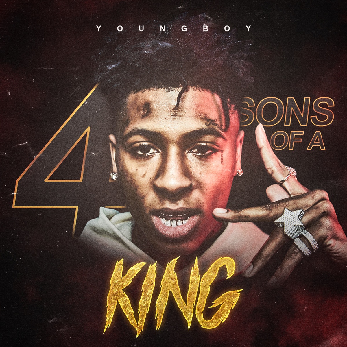 4 Sons of a King - Single by YoungBoy Never Broke Again album cover artwork