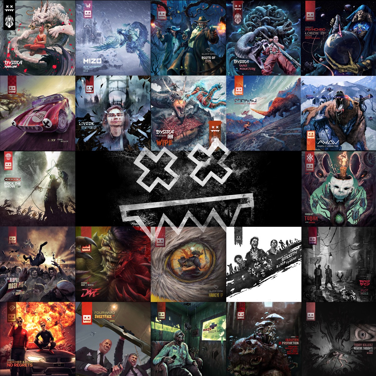 Eatbrain: 2020 by Teddy Killerz, L 33, Fourward, Gydra, Jade, MNDSCP, Chris.SU, Ihr, mizo, Redpill, Akov, Gancher & Ruin, Burr Oak, Smooth, Tobax, Cod3x, Psynchro, Nais, Liveon, TOYFON, MC Cardz & Agressor Bunx album cover