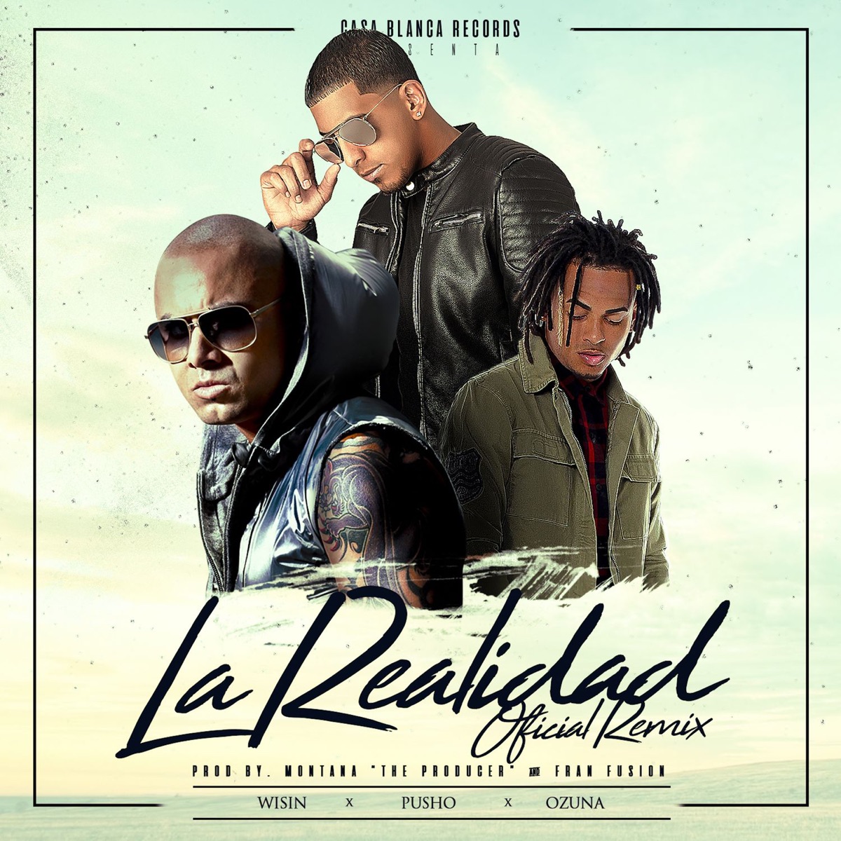 La Realidad (Remix) [feat. Ozuna & Wisin] - Single by Pusho album cover