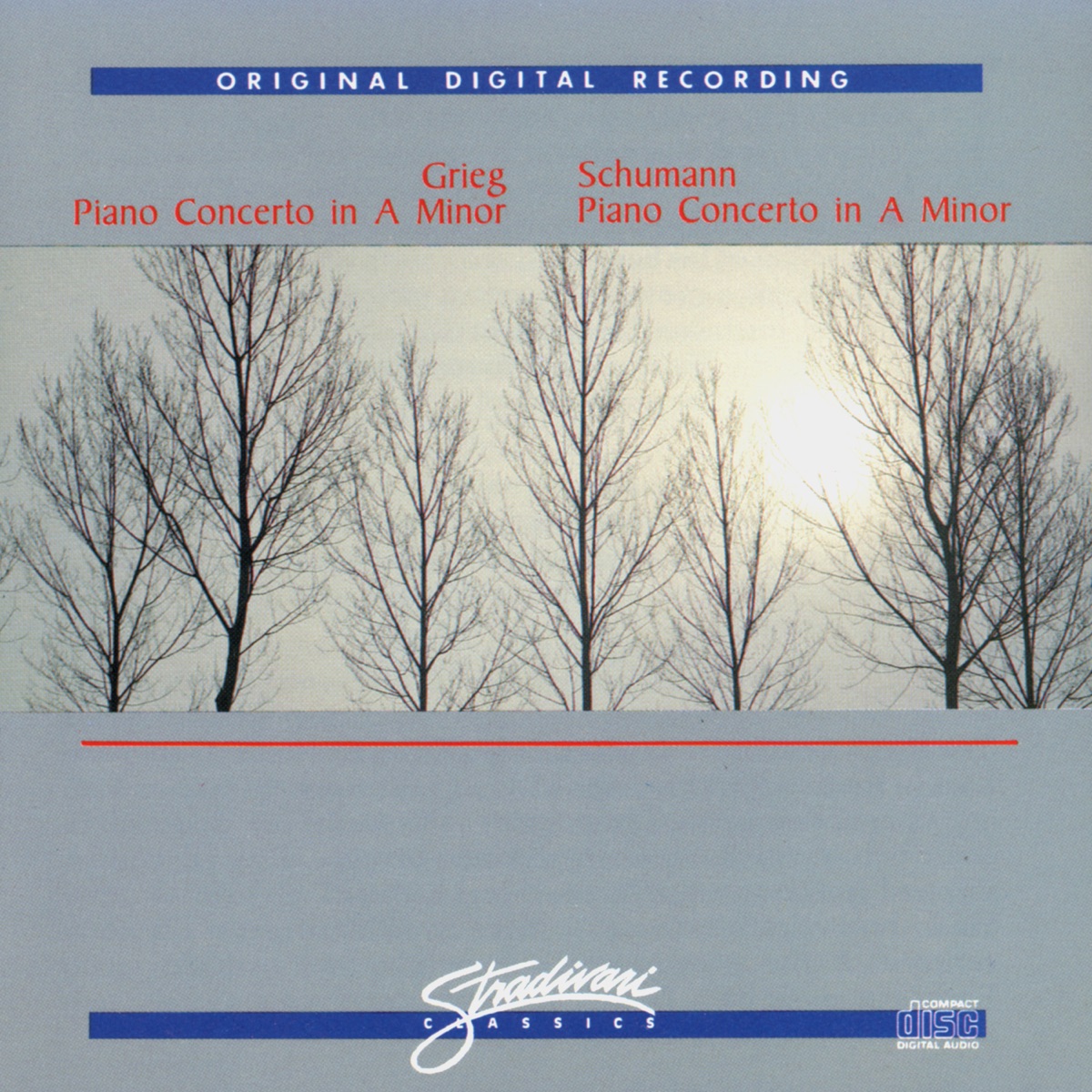Grieg:Piano Concerto In a Minor , Schuman: Piano Concerto In a Minor by Dubravka Tomšič, Marian Lapsansky, The Ljubljana Symphony Orchestra, Slovak Philharmonic Orchestra, Anton Nanut & Bystrik Rezucha album cover
