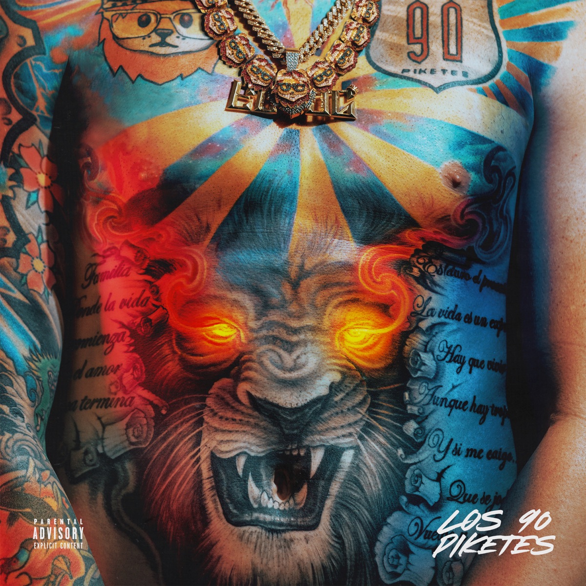 Los 90 Piketes by Miky Woodz album cover