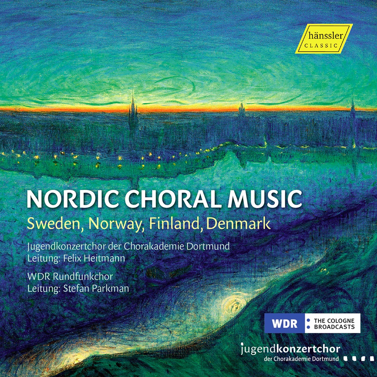 Nordic Choral Music by Jugendkonzertchor der Chorakademie Dortmund, Felix Heitmann, WDR Rundfunkchor Köln & Stefan Parkman album cover