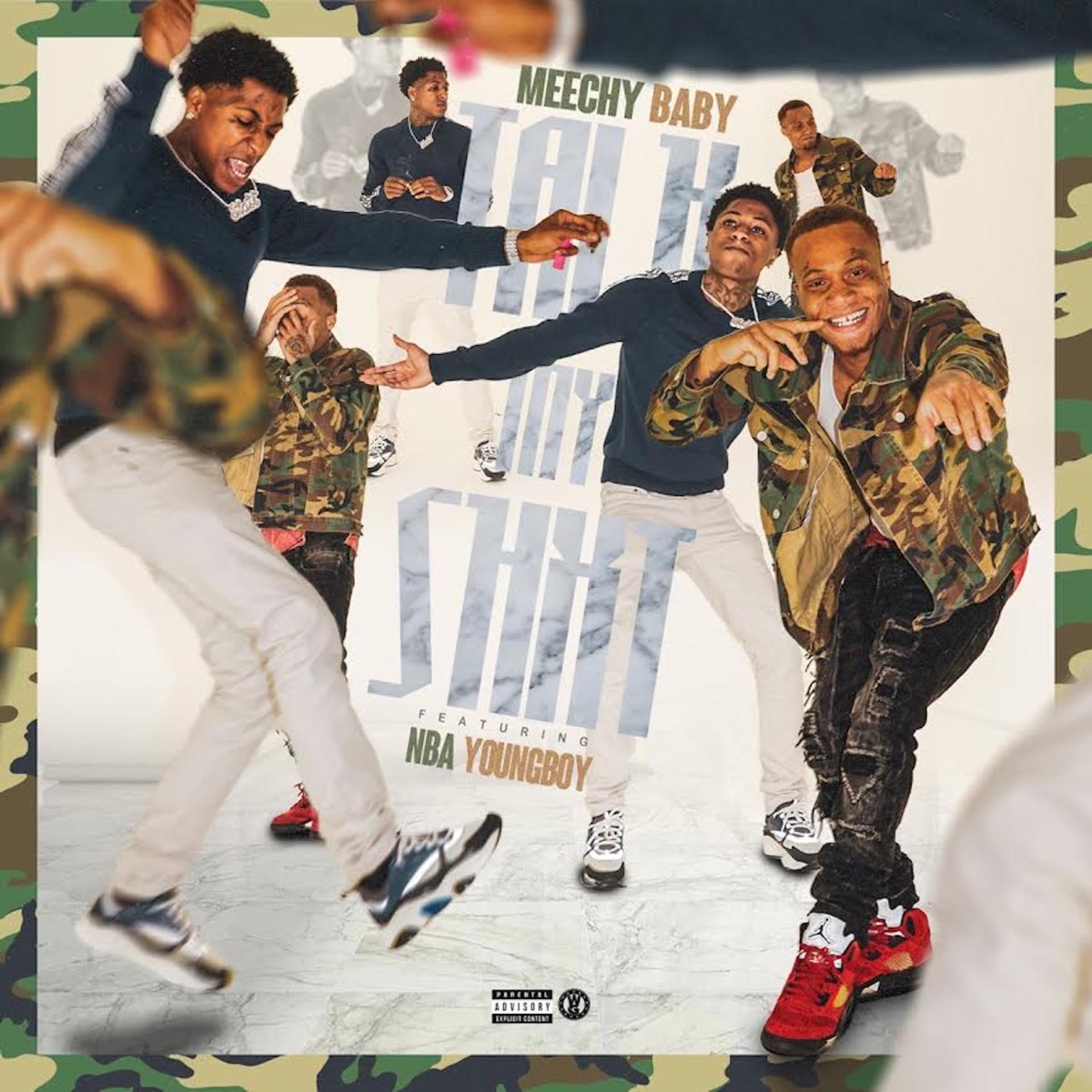 Talk My Shit (feat. YoungBoy Never Broke Again) - Single by NBA Meechy Baby album cover artwork