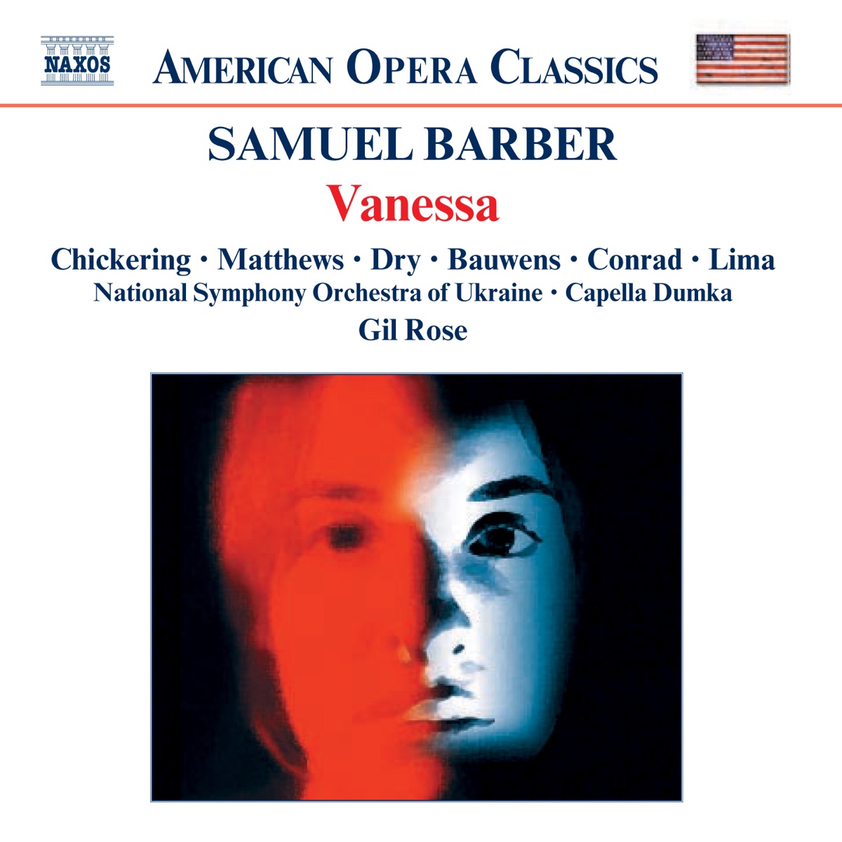Barber: Vanessa by Ellen Chickering, Andrea Matthews, Marion Dry, Ray Bauwens, Richard Conrad, Philip Lima, Ukranian National Capella "Dumka" & Gil Rose album cover