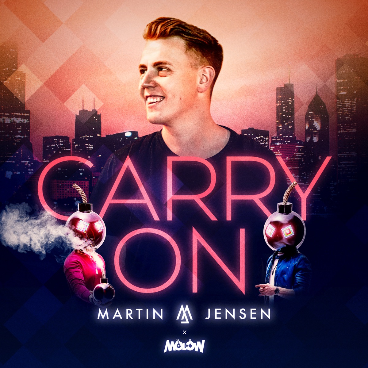 Carry On - Single by Martin Jensen & MOLOW album cover