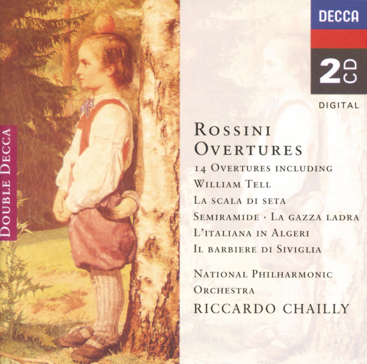 Rossini: 14 Overtures by National Philharmonic Orchestra & Riccardo Chailly album cover