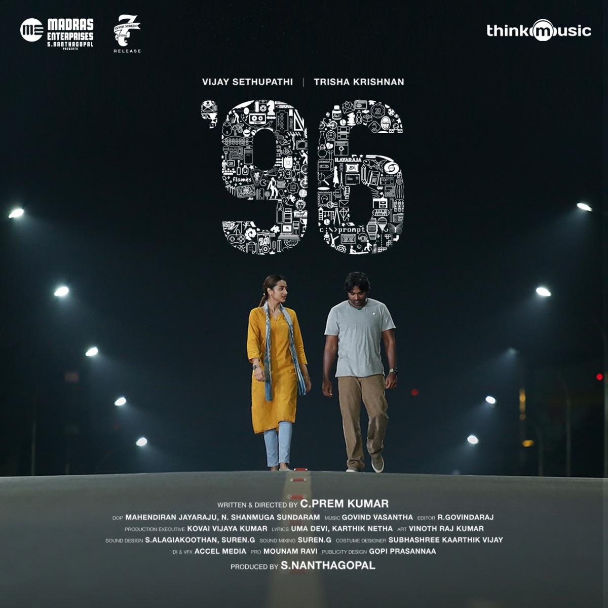 96 (Original Motion Picture Soundtrack) by Govind Vasantha album cover