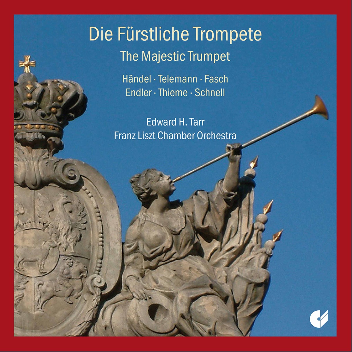 The Majestic Trumpet by Edward Tarr & Franz Liszt Chamber Orchestra album cover